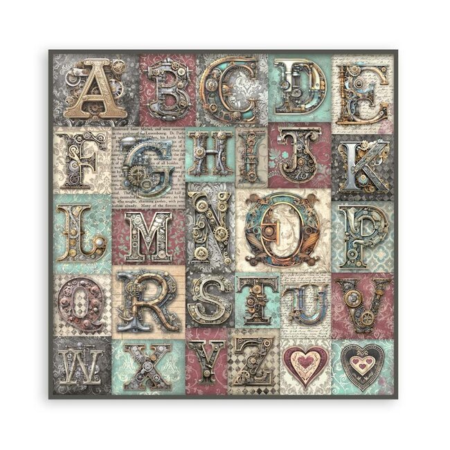 Stamperia Scrapbooking Pad 22 sheets cm 30,5x30,5 (12"x12") Single face - Master of Magic