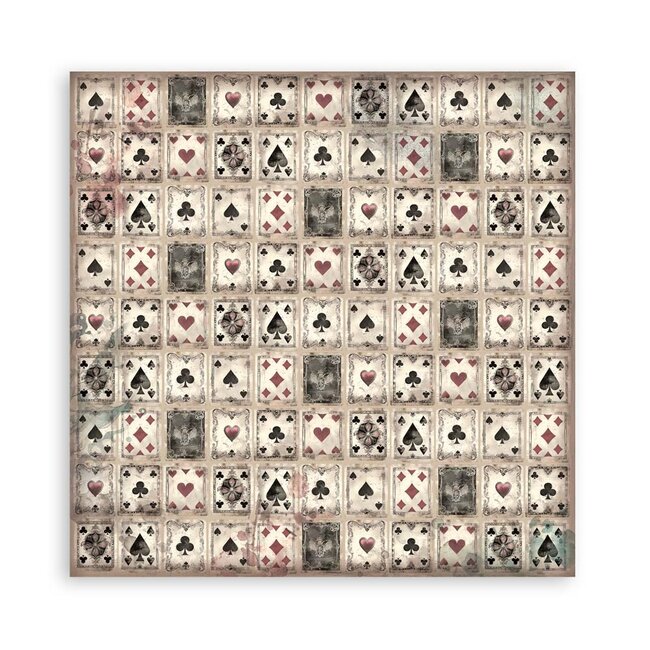 Stamperia Papierblok 20,3x20,3 cm - 22 vellen - Single Face Master of Magic