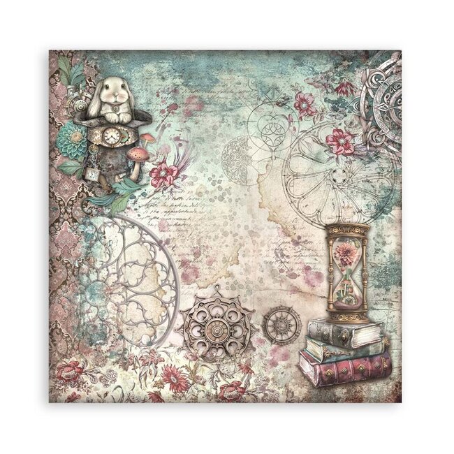 Stamperia Papierblok 20,3x20,3 cm - 22 vellen - Single Face Master of Magic