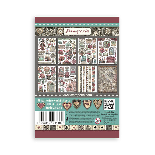 Stamperia Washi pad 8 sheets A5 - Master of Magic