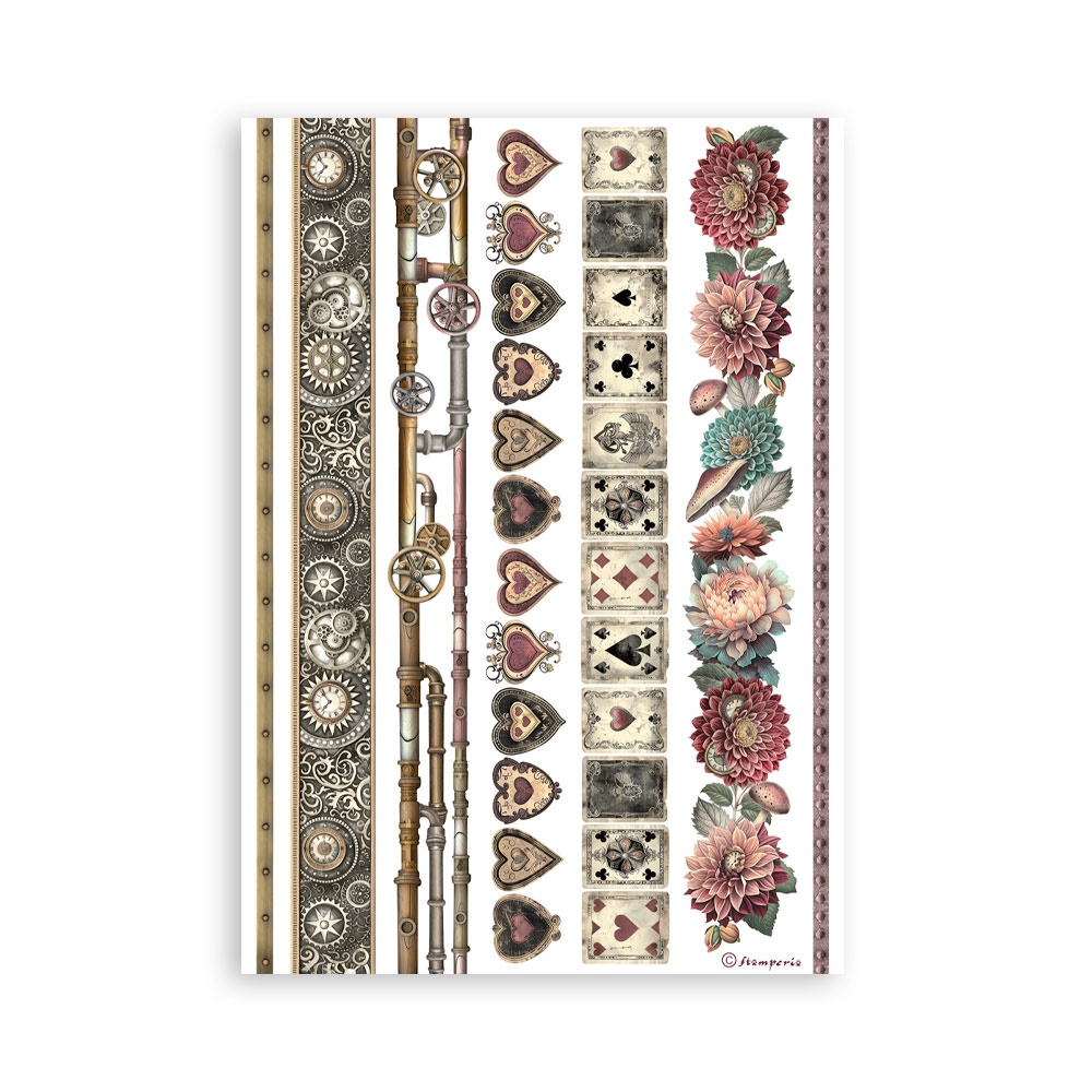 Stamperia Washi pad 8 sheets A5 - Master of Magic