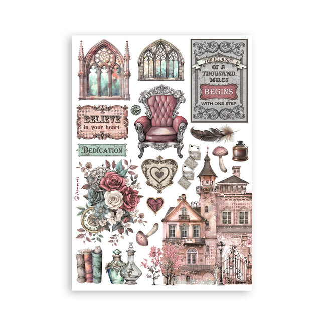 Stamperia Washi pad 8 sheets A5 - Master of Magic