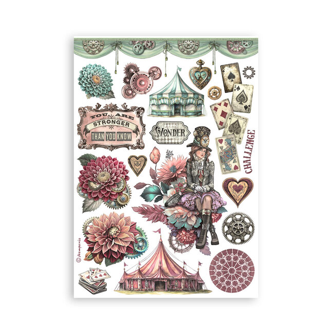 Stamperia Washi pad 8 sheets A5 - Master of Magic