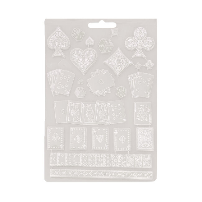 Stamperia Soft Mould A4 - Master of Magic cards