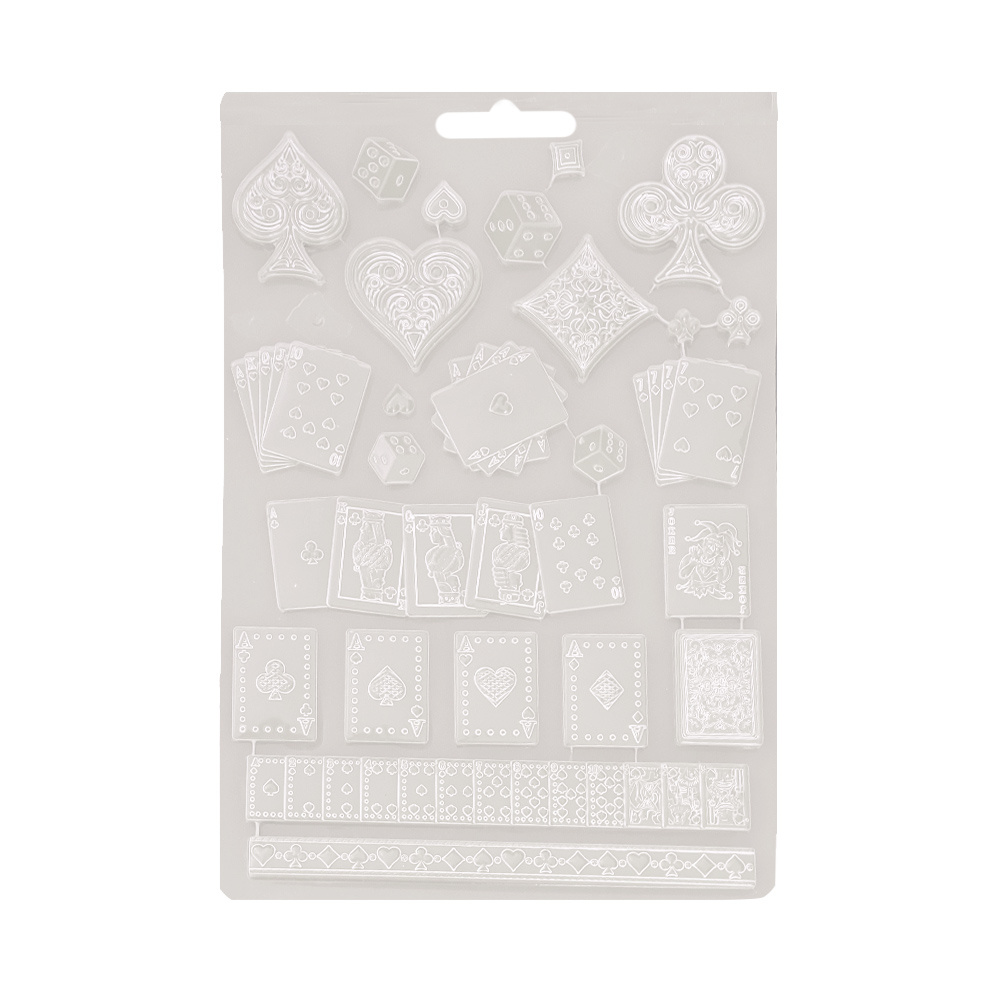 Stamperia Soft Mould A4 - Master of Magic cards