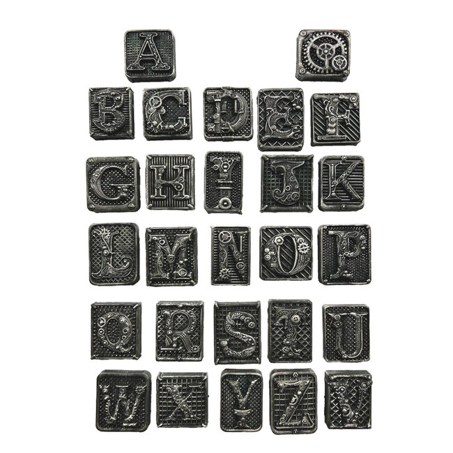 Stamperia Soft Mould A4 - Master of Magic alphabet