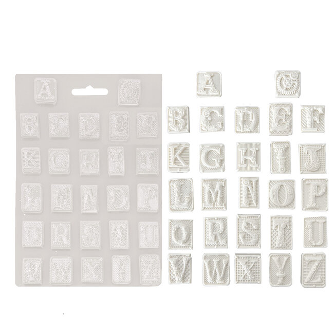 Stamperia Soft Mould A4 - Master of Magic alphabet