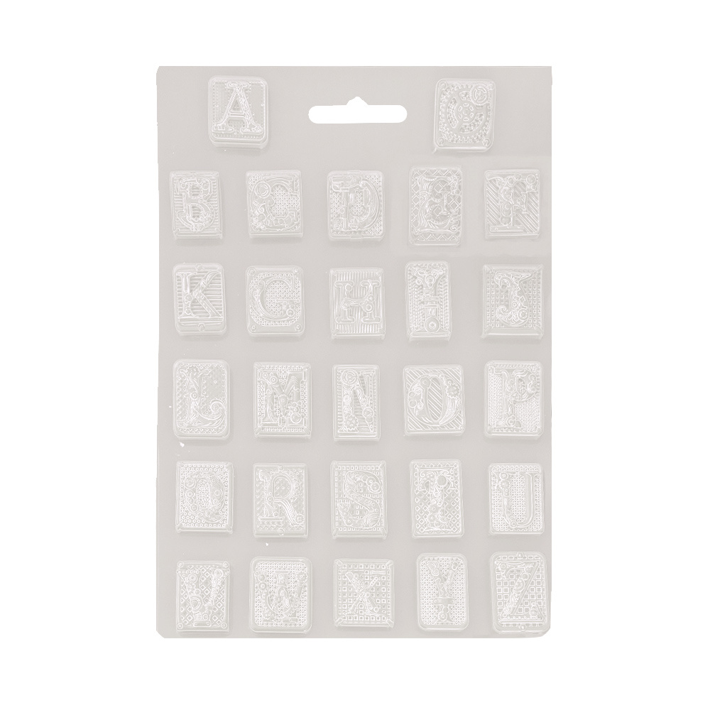 Stamperia Soft Mould A4 - Master of Magic alphabet