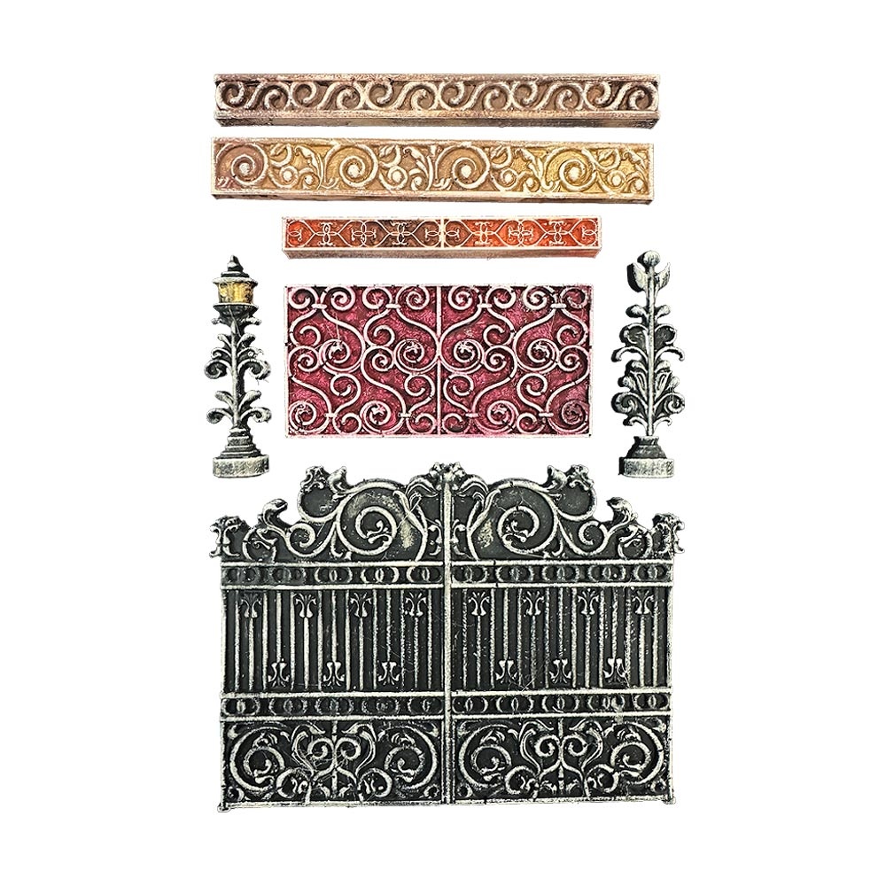 Stamperia Silicon mould A5 - Master of Magic gate