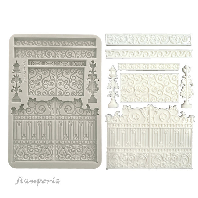 Stamperia Silicon mould A5 - Master of Magic gate