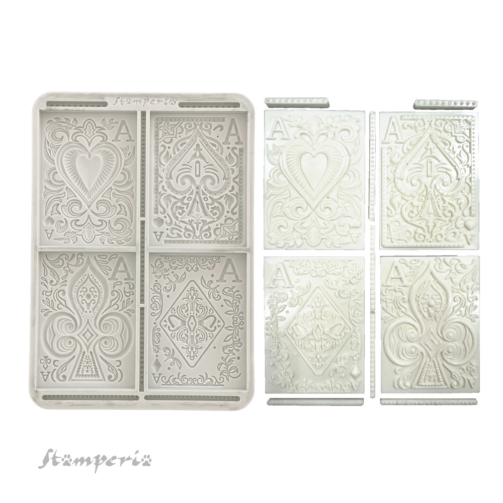 Stamperia Silicon mould A5 - Master of Magic cards