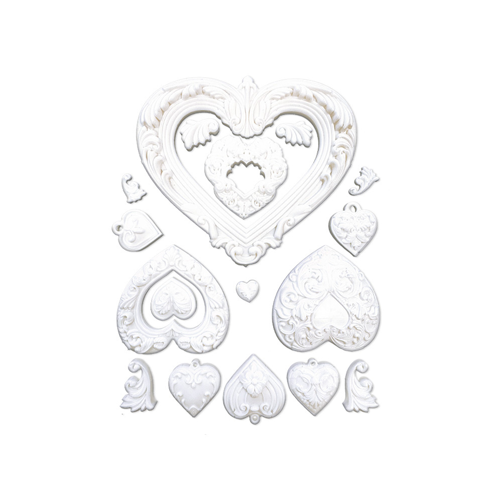 Stamperia Silicon mould A5 - Hearts