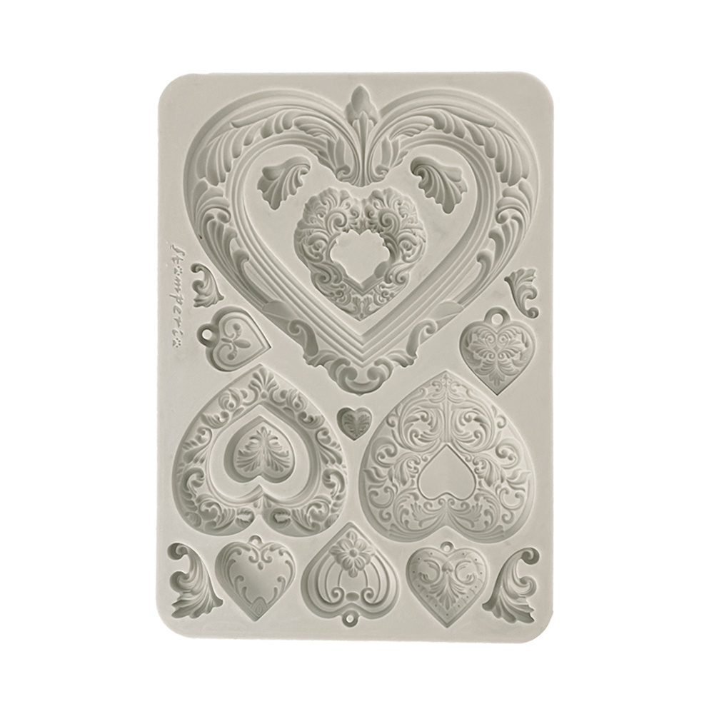 Stamperia Silicon mould A5 - Hearts