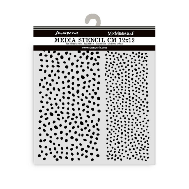Stamperia Thick stencil cm 12X12 - Dots pattern