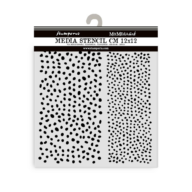 Stamperia Thick stencil cm 12X12 - Dots pattern