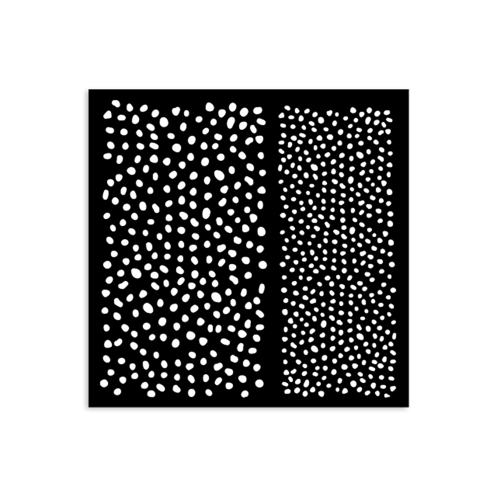 Stamperia Thick stencil cm 12X12 - Dots pattern