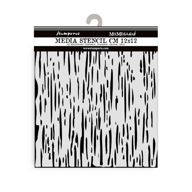 Stamperia Thick stencil cm 12X12 - Lines pattern