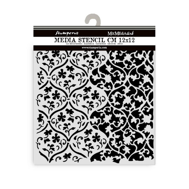 Stamperia Thick stencil cm 12X12 - Tapestry