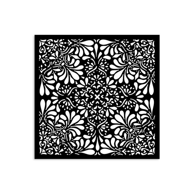 Stamperia Thick stencil cm 12X12 - Lace