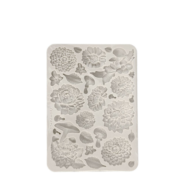 Stamperia Silicon mould A5 - Master of Magic peony