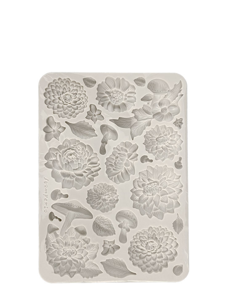 Stamperia Silicon mould A5 - Master of Magic peony