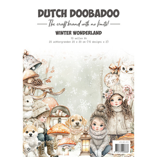 Dutch Doobadoo DDBD Collage Paperset Winter Wonderland