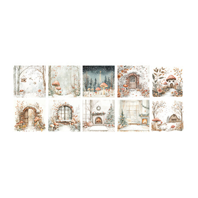 Dutch Doobadoo DDBD Collage Paperset Winter Wonderland