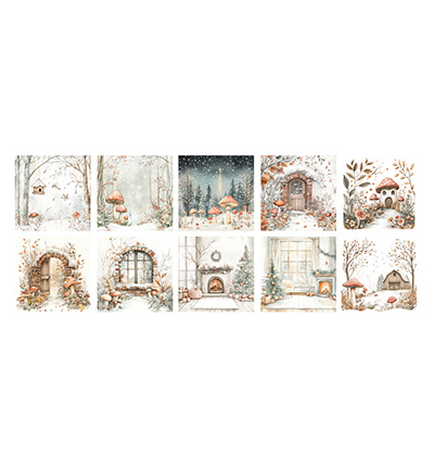 Dutch Doobadoo DDBD Collage Paperset Winter Wonderland