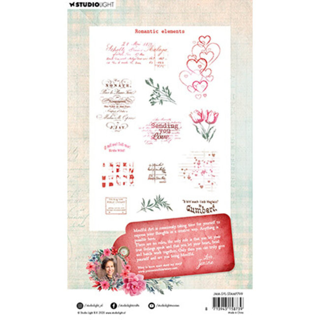 Studio Light JMA Clear stamps Romantic Elements Sending You Love nr.799