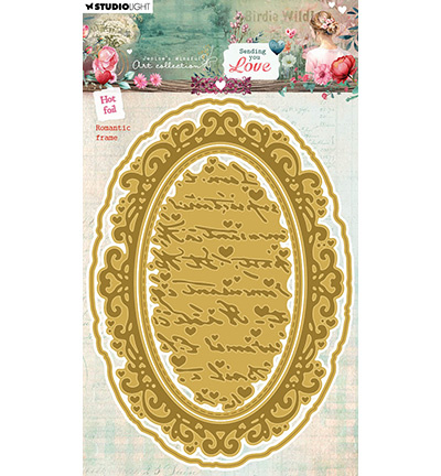 Studio Light JMA Hot Foil Cutting Die Romantic Frame Sending You Love nr.14