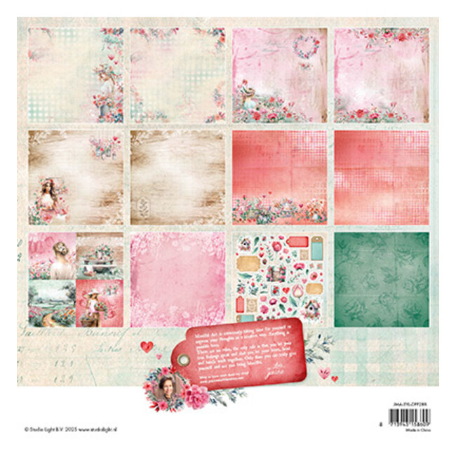 Studio Light JMA Designer Paper Pad Double-sided Scrapbooking Sending You Love nr.288