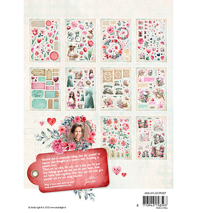 Studio Light JMA Die-cut Paper Pad Paper Elements Sending You Love nr.287
