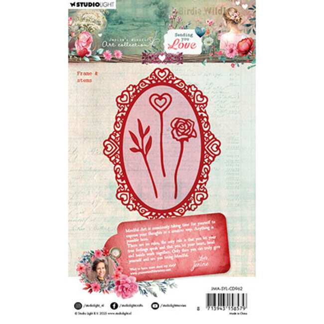 Studio Light JMA Cutting Die Frame & Stems Sending You Love nr.962