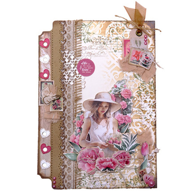 Studio Light JMA Sticker Sheets Postage Stamps & Quotes Sending You Love nr.36