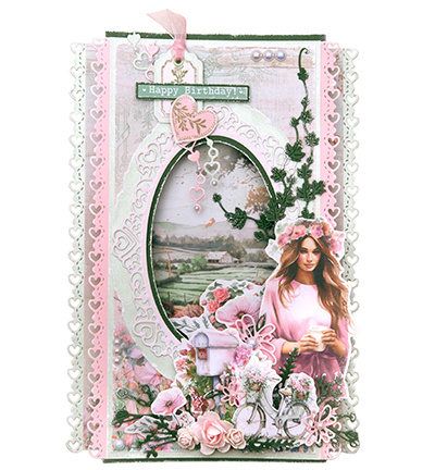 Studio Light JMA Sticker Sheets Postage Stamps & Quotes Sending You Love nr.36