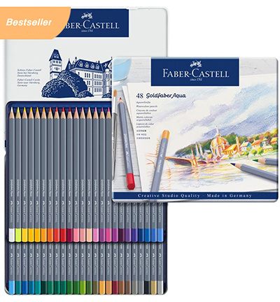 Faber Castell (FC-114648) Aquarelpotlood FC Goldfaber etui a 48st. Creative Studio