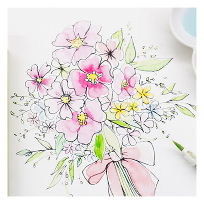 Kuretake / ZIG (MC20/18V) Gansai Tambi Set 18 Colours