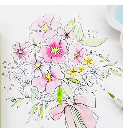 Kuretake / ZIG (MC20/18V) Gansai Tambi Set 18 Colours