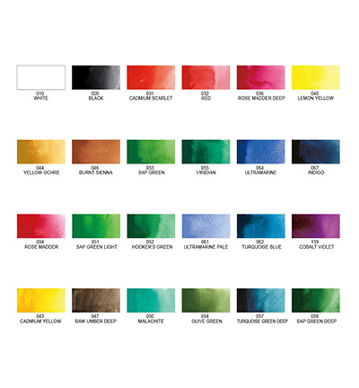 Kuretake / ZIG (MC20/24V) Gansai Tambi Set 24 Colours