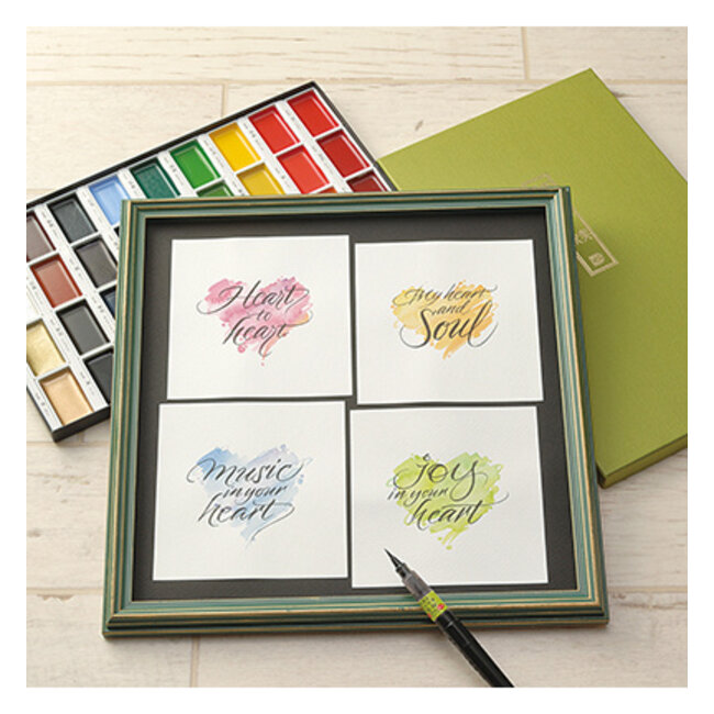 Kuretake / ZIG (MC20/36V) Gansai Tambi Set 36 Colours