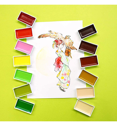 Kuretake / ZIG (MC20/36V) Gansai Tambi Set 36 Colours