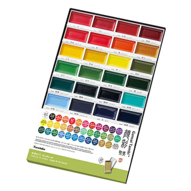 Kuretake / ZIG (MC20/36V) Gansai Tambi Set 36 Colours