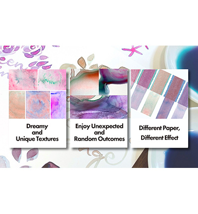 Kuretake / ZIG MC20GN/5V) Gansai Tambi Granulating Colors, 5 Colors set