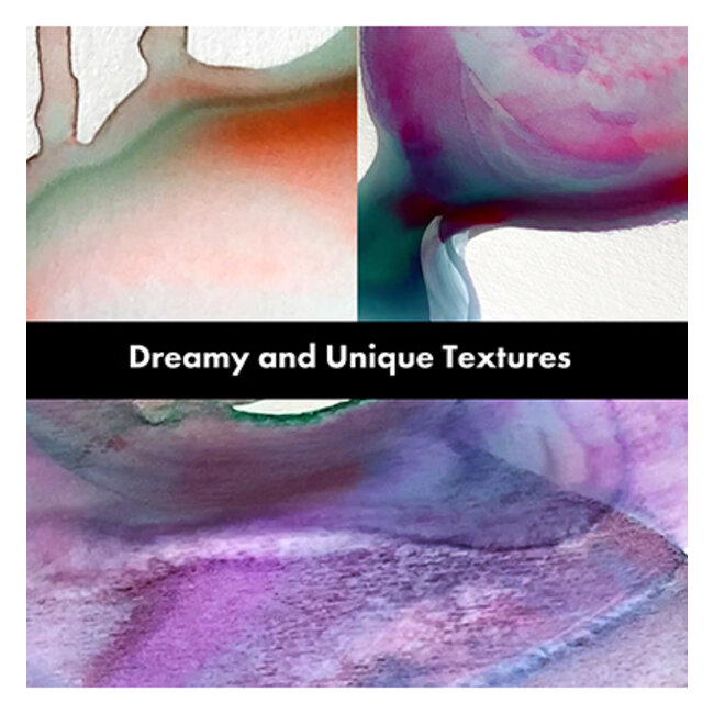 Kuretake / ZIG MC20GN/5V) Gansai Tambi Granulating Colors, 5 Colors set