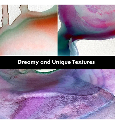 Kuretake / ZIG MC20GN/5V) Gansai Tambi Granulating Colors, 5 Colors set