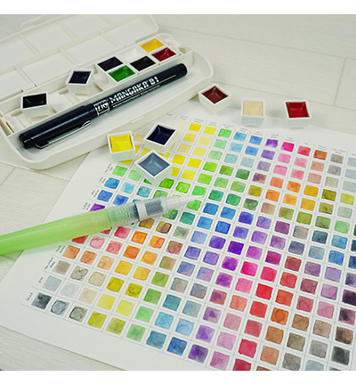 Kuretake / ZIG (MC30-1) Gansai Tambi Portable Set