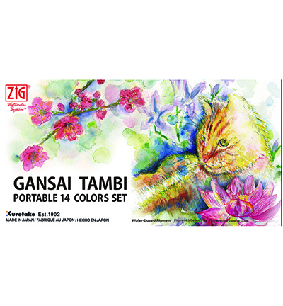 Kuretake / ZIG (MC30-1) Gansai Tambi Portable Set