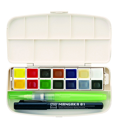 Kuretake / ZIG (MC30-1) Gansai Tambi Portable Set