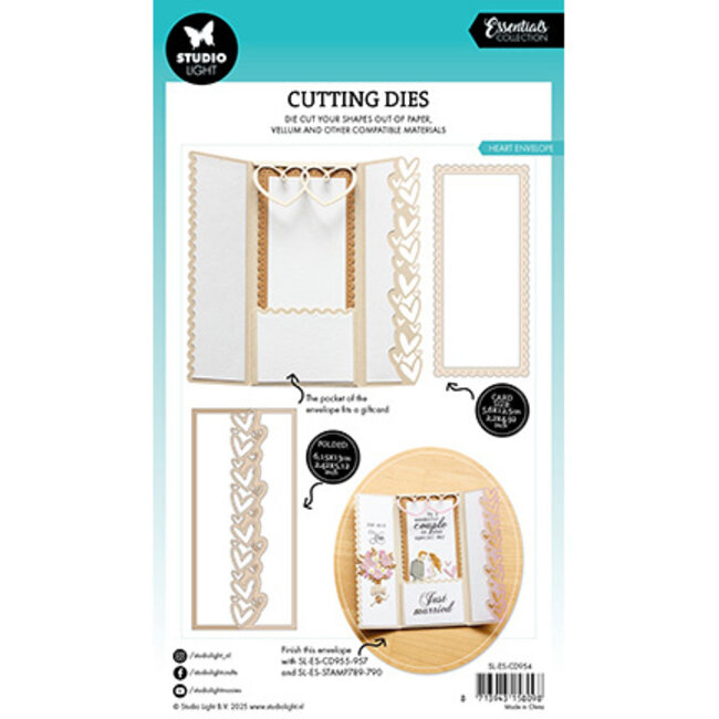 Studio Light SL Cutting Die Heart Envelope Essentials nr.954