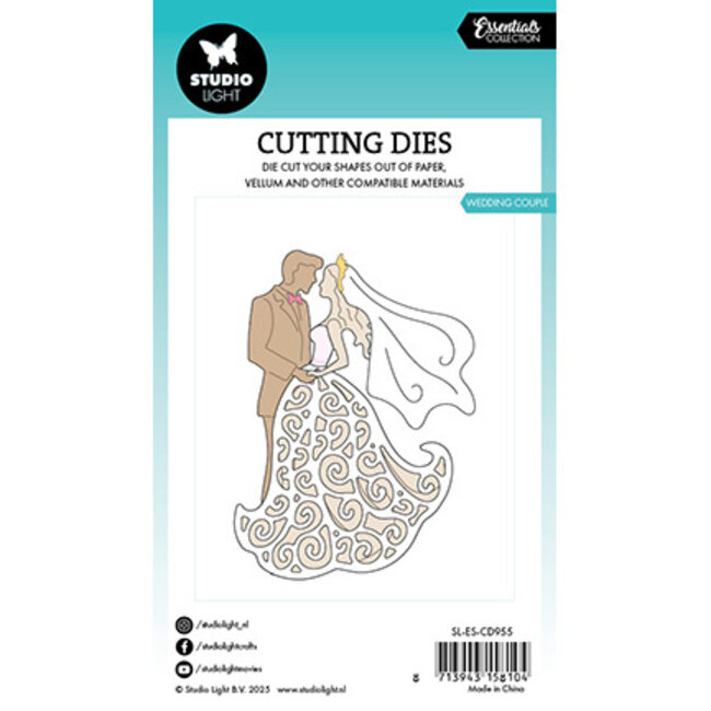 Studio Light  SL Cutting Die Wedding Couple Essentials nr.955